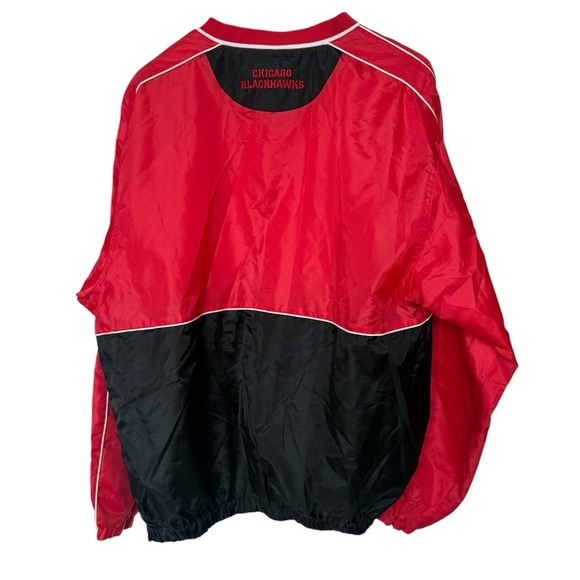 VTG G-III Sports Chicago Blackhawks Men's Windbreaker Jacket Red M NHL Hockey - Picture 7 of 10
